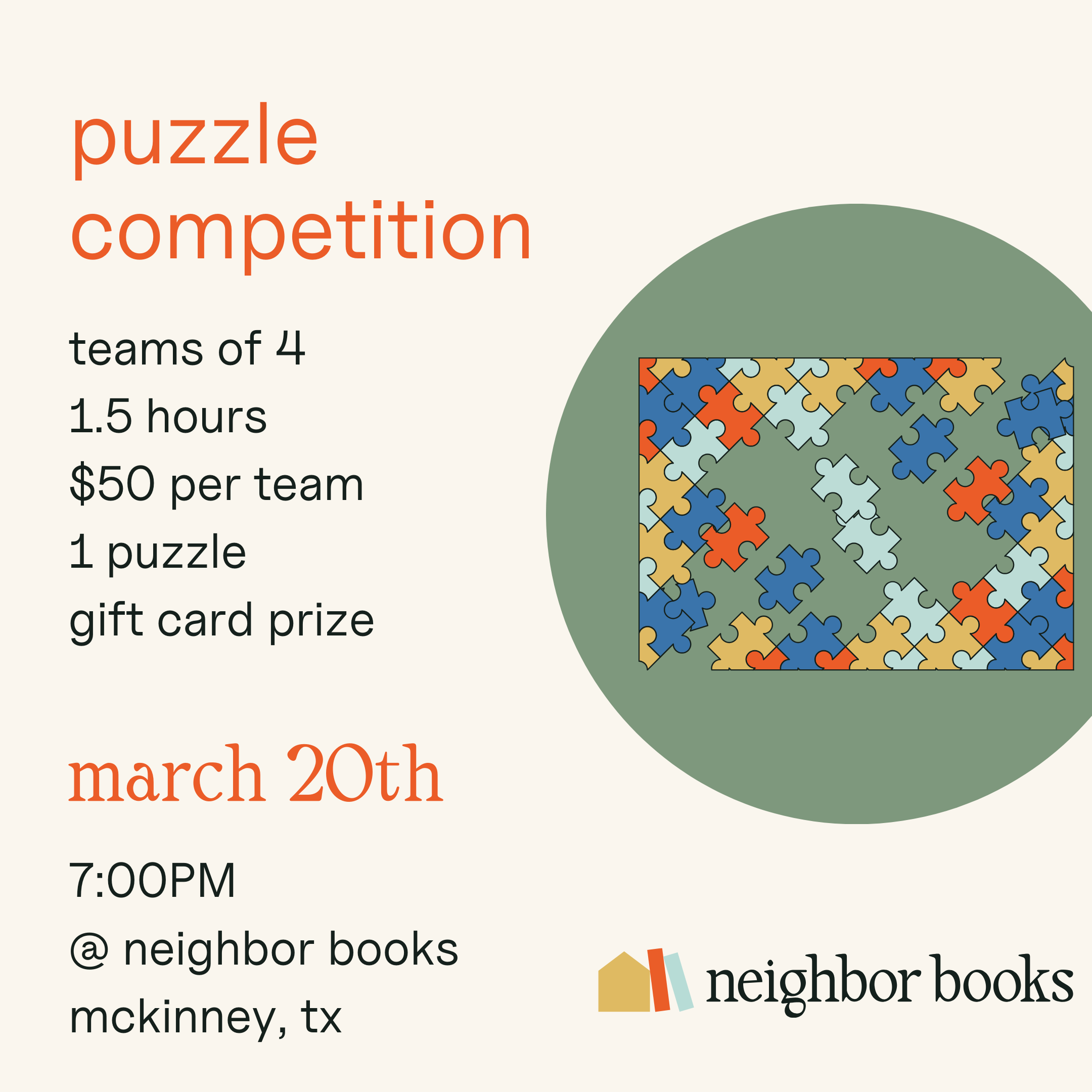 march 20th puzzle night