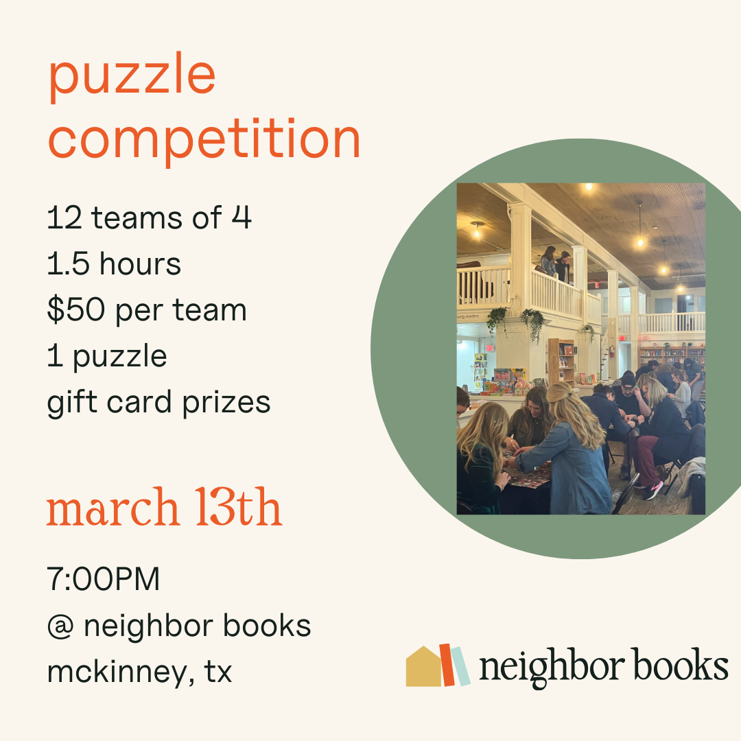 EVENT: march 13th puzzle competition
