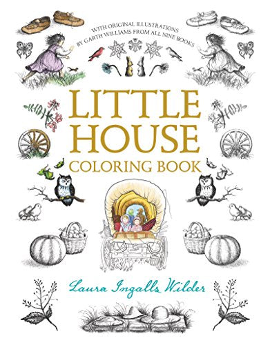 Little House Coloring Book: Coloring Book for Adults and Kids to Share