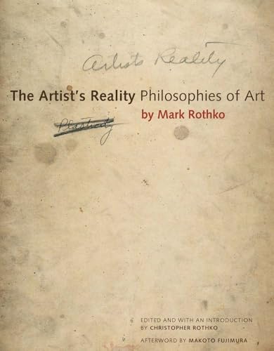 Artist's Reality: Philosophies of Art