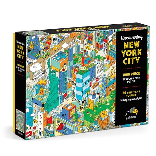 Uncovering New York City Search and Find 1000 Piece Puzzle