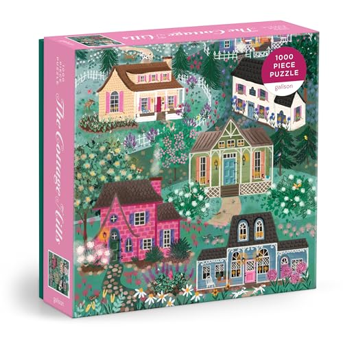 Joy Laforme the Cottage Hills 1000 Piece Puzzle in a Square Box