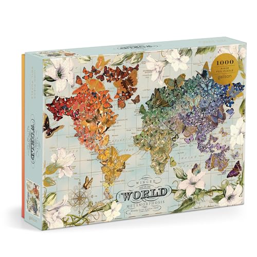 Wendy Gold Winged Metamorphosis 1000 Piece Foil Puzzle