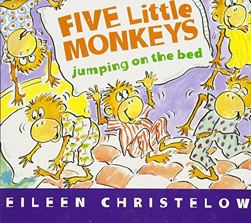 Five Little Monkeys Jumping on the Bed (Board Book)