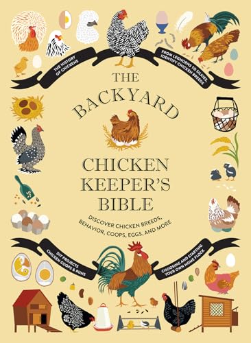 Backyard Chicken Keeper's Bible: Discover Chicken Breeds, Behavior, Coops, Eggs, and More