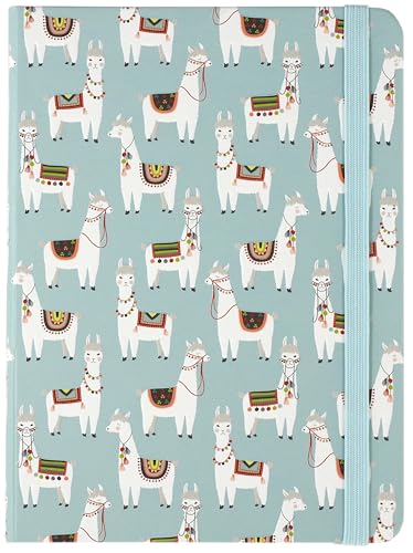 Jrnl Mid Llamas (Blue)