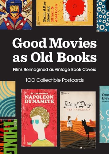 Good Movies as Old Books: 100 Collectible Postcards: Films Reimagined as Vintage Book Covers