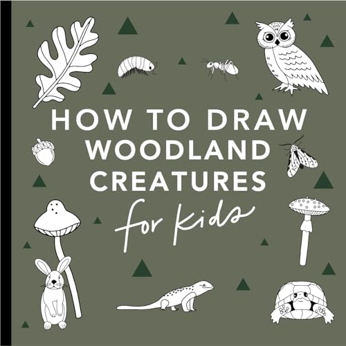 Mushrooms & Woodland Creatures: How to Draw Books for Kids with Woodland Creatures, Bugs, Plants, and Fungi