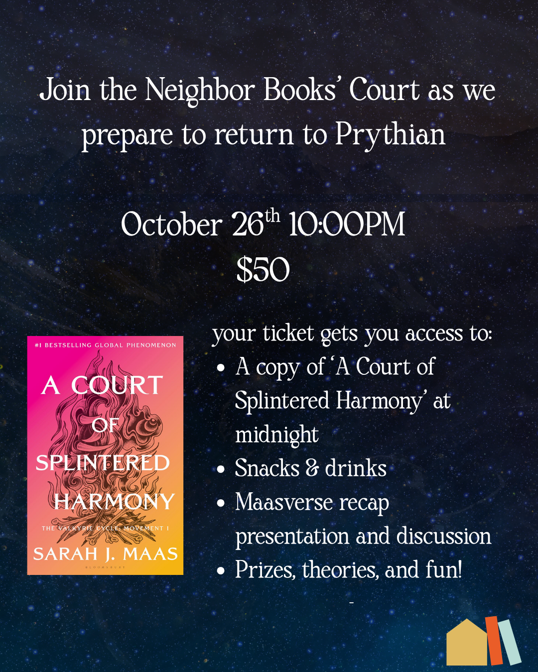 A Court of Thorns and Roses #6 Midnight Release Party