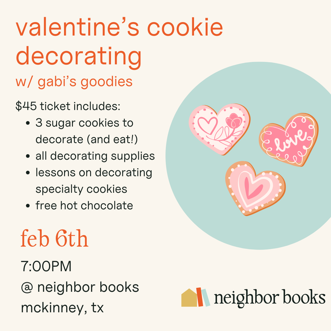 valentine's cookie decorating w/ gabi's goodies (feb 6th)