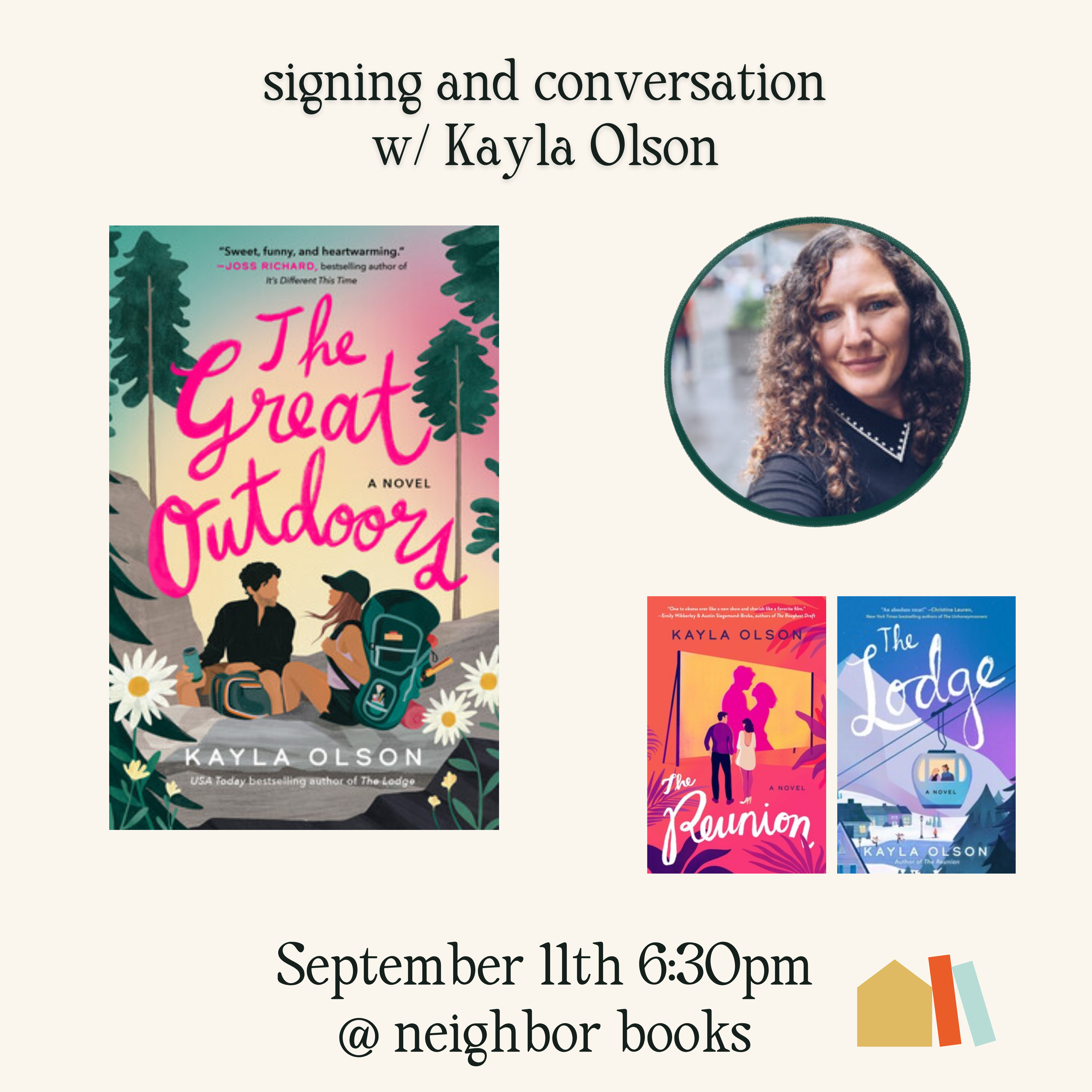 Kayla Olson Author Visit (Sep 11) RSVP