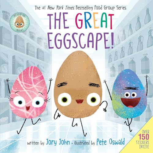 Good Egg Presents: The Great Eggscape!: Over 150 Stickers Inside: An Easter and Springtime Book for Kids [With Two Sticker Sheets]