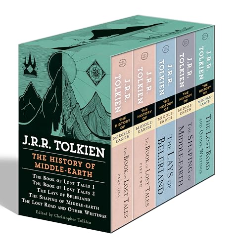 History of Middle-Earth 5-Book Boxed Set: The Book of Lost Tales 1, the Book of Lost Tales 2, the Lays of Beleriand, the Shaping of Middle-Earth, the