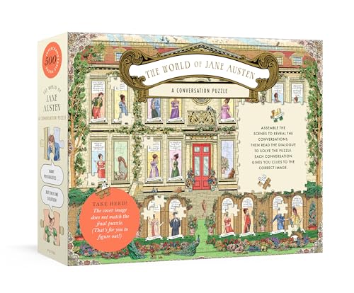 World of Jane Austen: A Conversation Puzzle: 500-Piece Puzzle: Jigsaw Puzzle for Adults