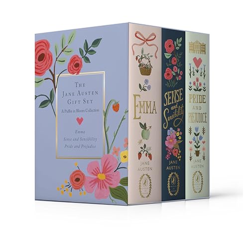 Jane Austen Gift Set: A Puffin in Bloom 3-Book Collection: Pride and Prejudice, Emma, and Sense and Sensibility