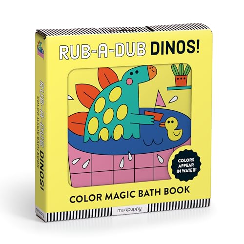 Rub-A-Dub Dinos! Color Magic Bath Book