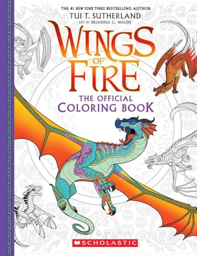 Official Wings of Fire Coloring Book the Perfect Stocking Stuffer!