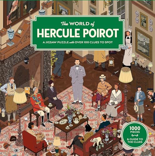 World of Hercule Poirot 1000 Piece Puzzle: A 1000-Piece Jigsaw Puzzle