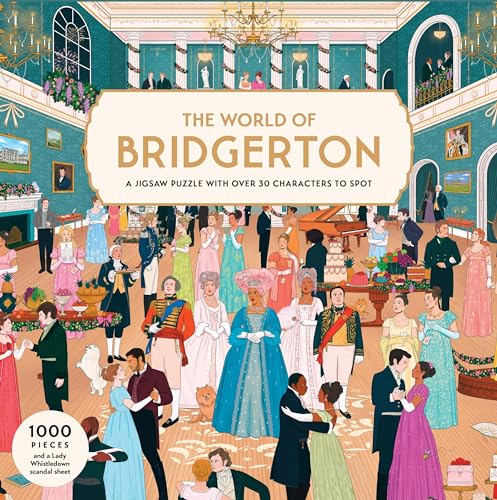 World of Bridgerton 1000 Piece Puzzle: A 1000-Piece Jigsaw Puzzle with Over 30 Characters to Spot