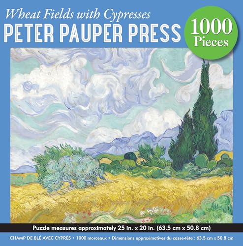 Wheat Fields with Cypresses 1000-Piece Jigsaw Puzzle