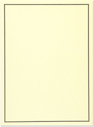 Black and Cream [With 24 Envelopes]