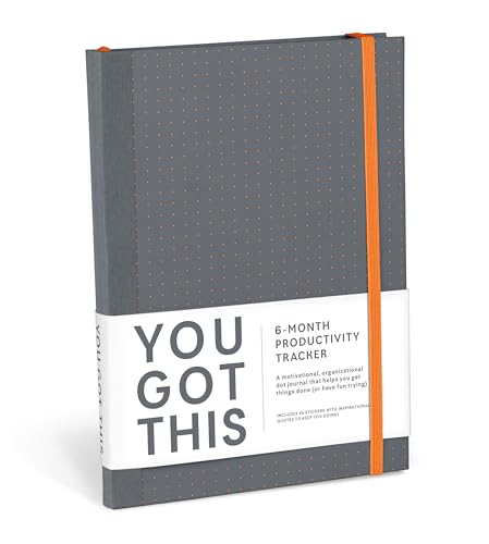 You Got This Journal - A 6-Month Productivity Tracker Dot-Grid Journal