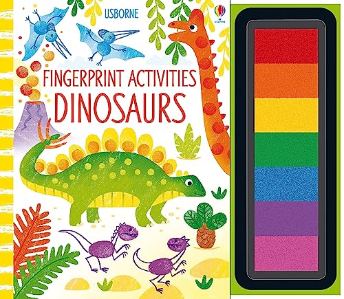 Fingerprint Activities Dinosaurs [With Paint]